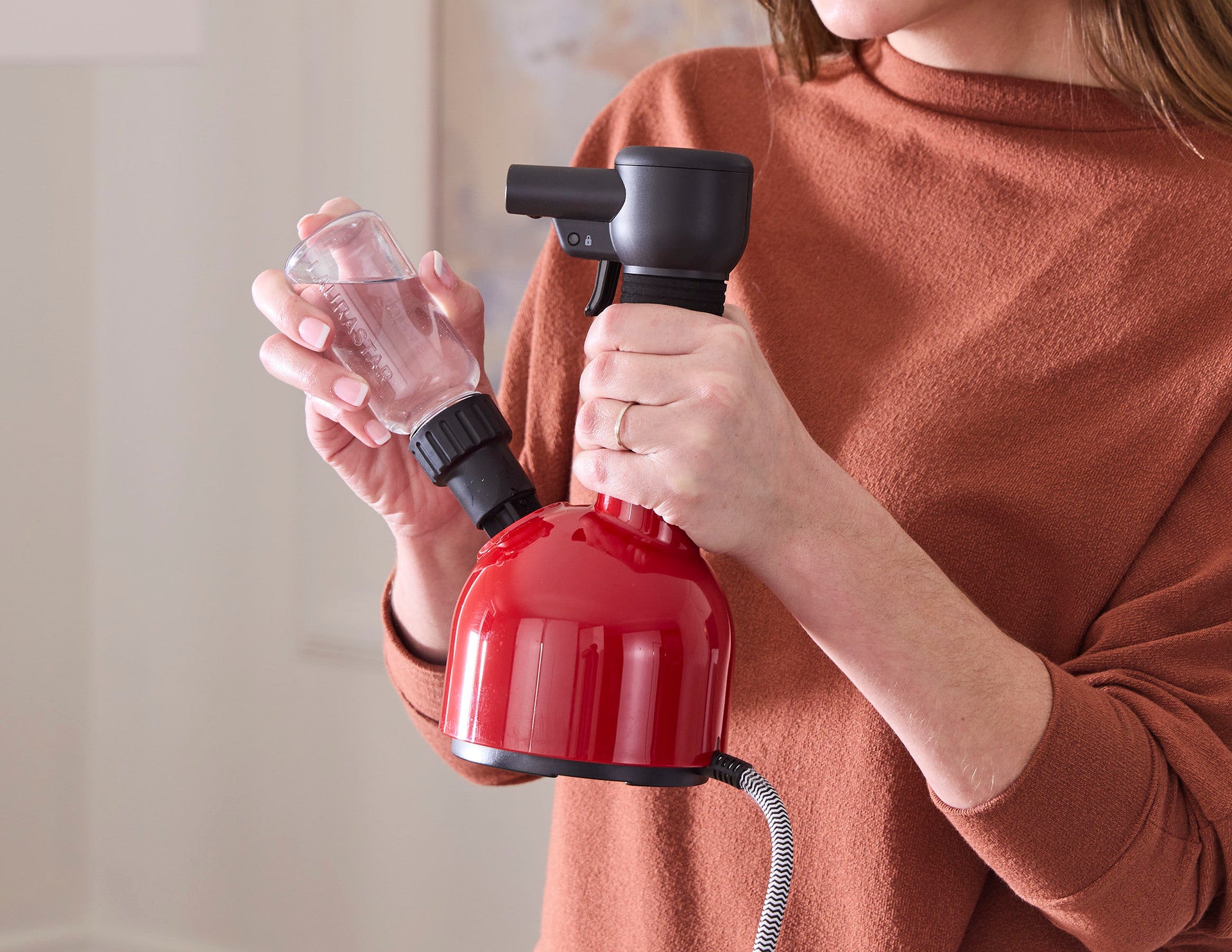 Laura Star IGGI Intense Red Handheld Steamer