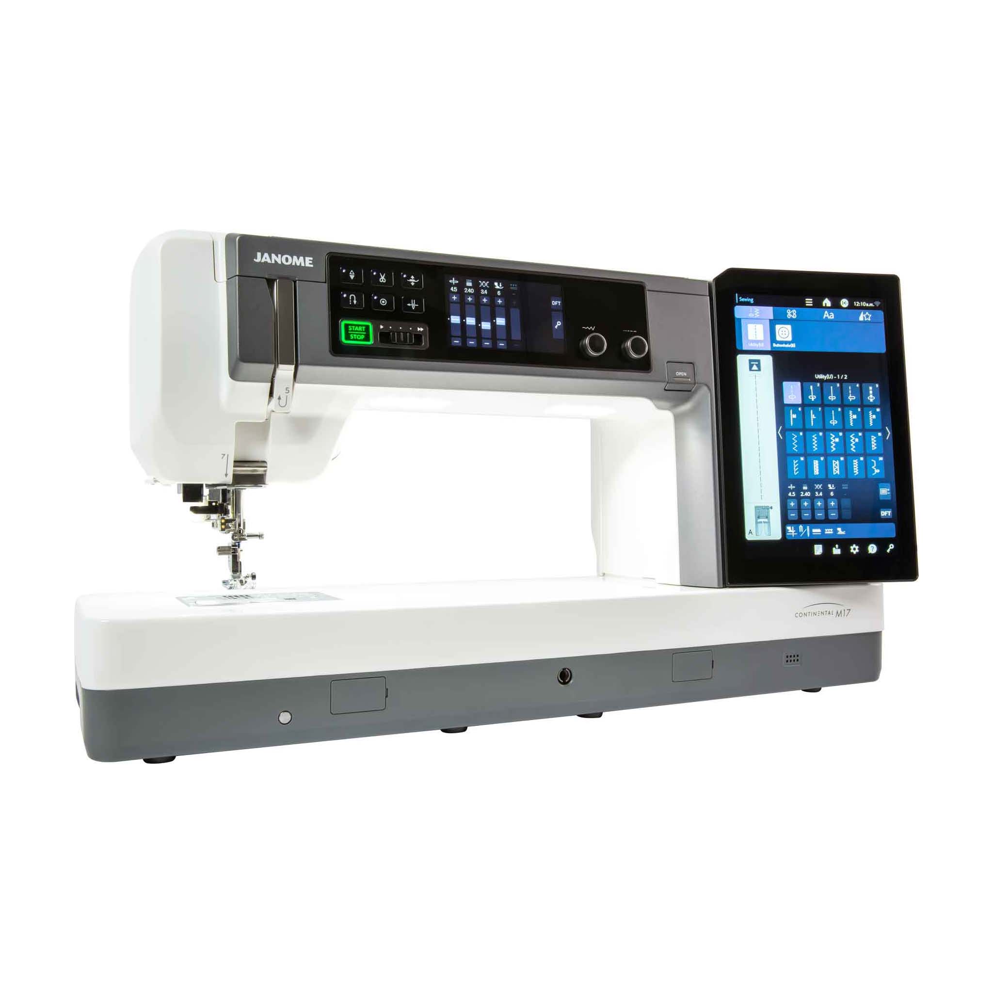 Janome Continental M17 Sewing, Quilting and Embroidery