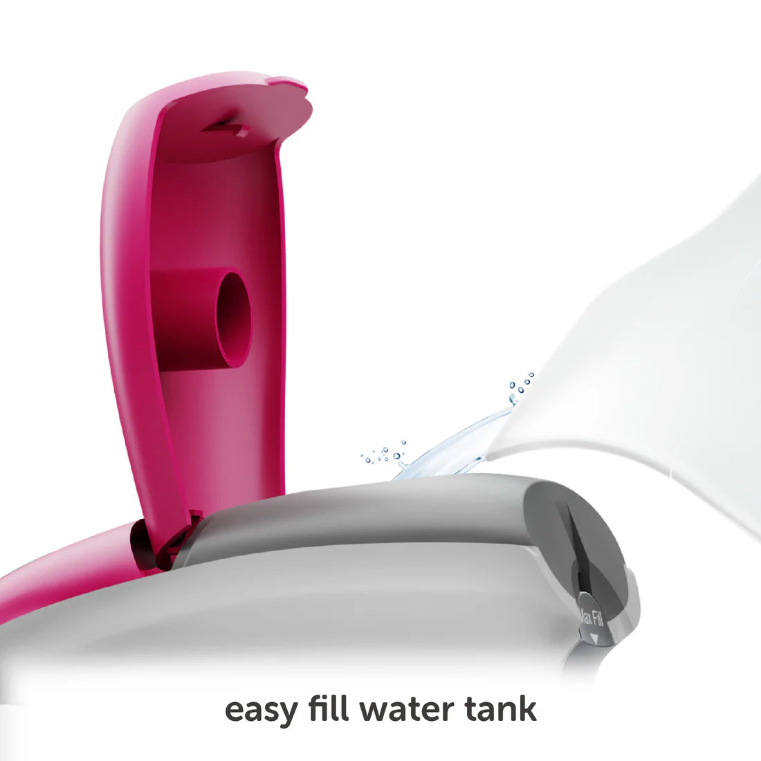 Oliso M3Pro Mini Iron with Trivet Raspberry