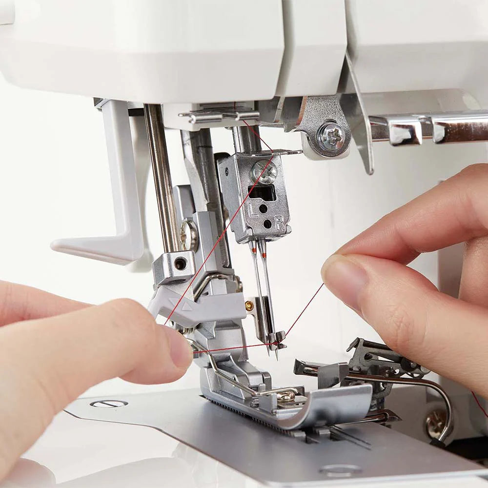Juki MO-2800 2/3/4 Air Threading Overlock Machine