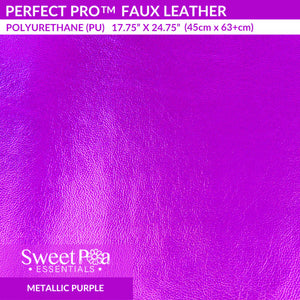 Perfect Pro™ Faux Leather - Purple Metallic 1.0mm