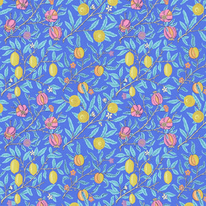 Fruit in Cobalt - Kaffe Fassett x The Original Morris & Co. - Meissner Sewing and Vacuum