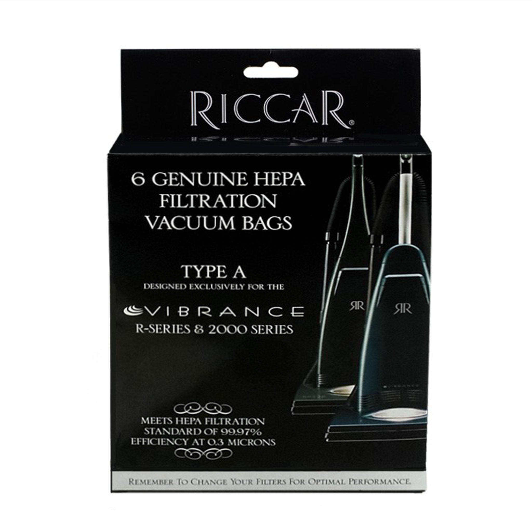 Riccar Vibrance HEPA Media Vacuum Bags (Type A)