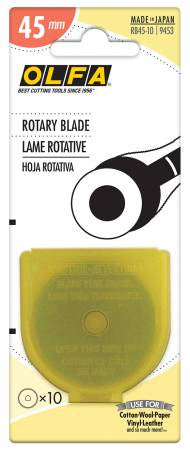OLFA ROTARY CUT 45MM 10PK OLFA ROTARY CUT 45MM 10PK