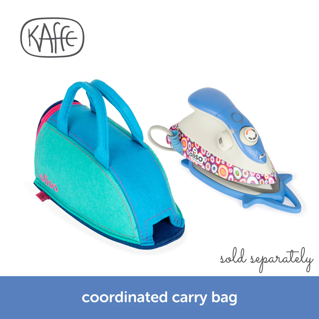 Oliso M3Pro Mini Iron with Trivet Kaffe Fassett