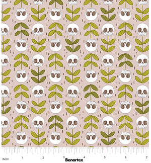 Benartex Spellbound Collection Necromancy Pink