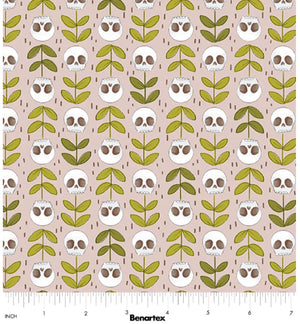 Benartex Spellbound Collection Necromancy Pink