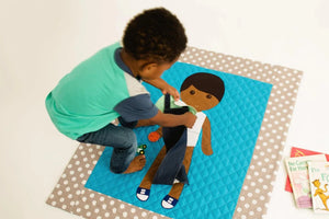 Quilt Pattern for Paper Doll Blanket - Boy - Meissner Sewing and Vacuum