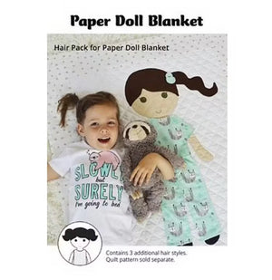 Paper Doll Blanket Pattern - Hair Pack - Meissner Sewing and Vacuum