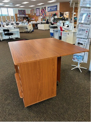 Maker Center in Asian Golden Teak Open Boxed