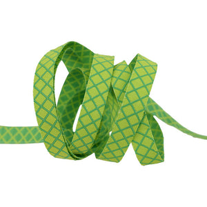 On the Grid in Apple 3/8" Ribbon PER YARD