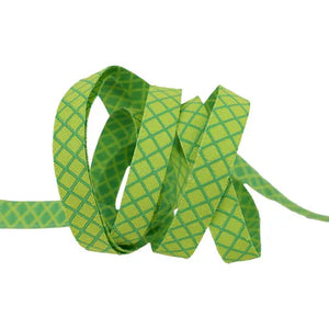 On the Grid in Apple 3/8" Ribbon PER YARD