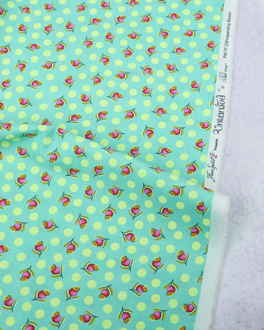 Tula Pink Untamed - Impending Bloom in Moonbeam - Meissner Sewing and Vacuum