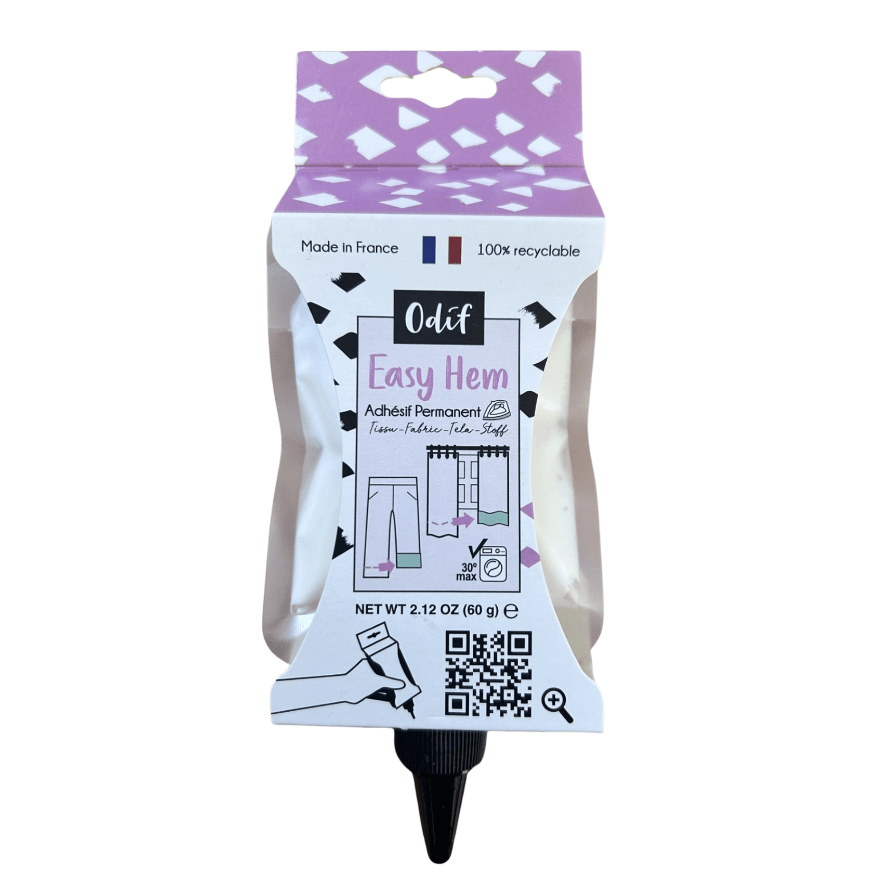 Odif Easy Hem-Fabric Iron On Adhesive 2.12oz - Meissner Sewing and Vacuum