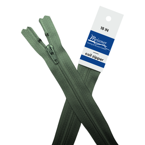 YKK 18" #3 Coil Zipper Avocado