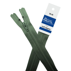 YKK 18" #3 Coil Zipper Avocado