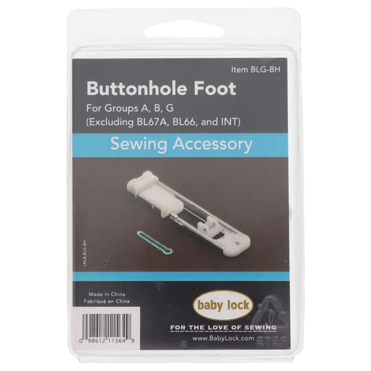 Baby Lock Buttonhole Foot (A), #BLG-BH