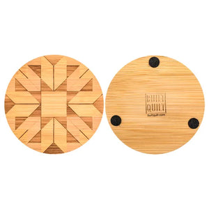 Ruby Roads Square Coaster 4pc Set