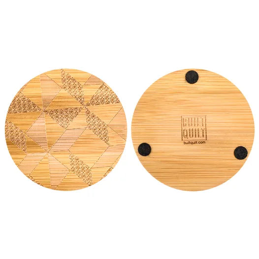 Windblown Star Round Coaster 4pc Set