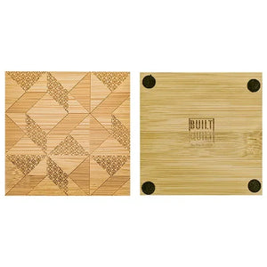 Windblown Star Square Coaster 4pc Set