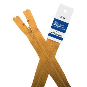 YKK 18" #3 Coil Zipper Bright Orange