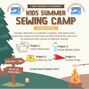 Kids Summer Sewing Camp June 24th-28th | Sacramento