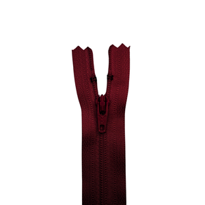 YKK 18" #3 Coil Zipper Cranberry Red