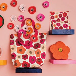 Danica Jubilee Felted Wool Trivet | Poppy