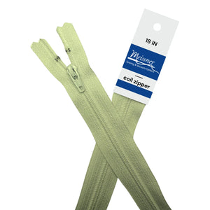 YKK 18" #3 Coil Zipper Green Apple