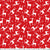 Benartex Nordic Cabin Deer w/ Pearlescent Metallic Red Benartex Nordic Cabin Deer w/ Pearlescent Metallic Red