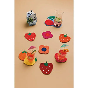 Danica Jubilee Crochet Fruit Coasters Set of 4