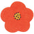 Danica Jubilee Felted Wool Trivet | Poppy Danica Jubilee Felted Wool Trivet | Poppy