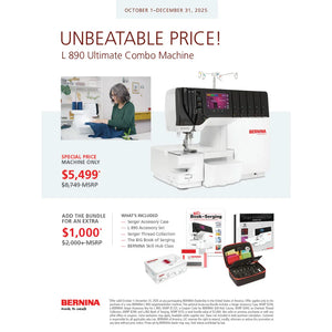 BERNINA L890 Overlock & Coverstitch Serger