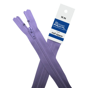 YKK 18" #3 Coil Zipper Lavender YKK 18" #3 Coil Zipper Lavender