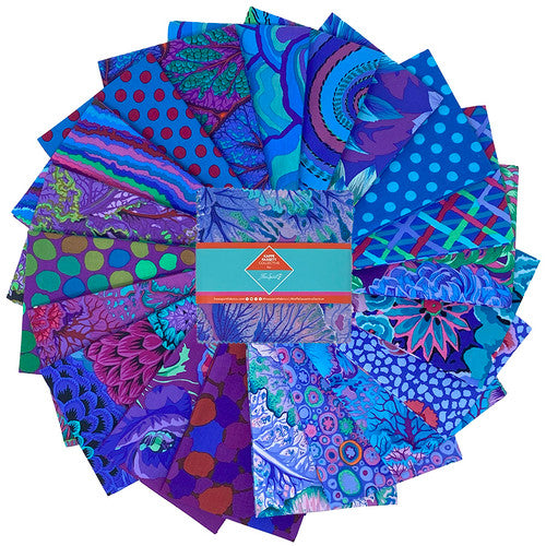 Kaffe Classics Plus 5" Charm Pack Royal 42pcs