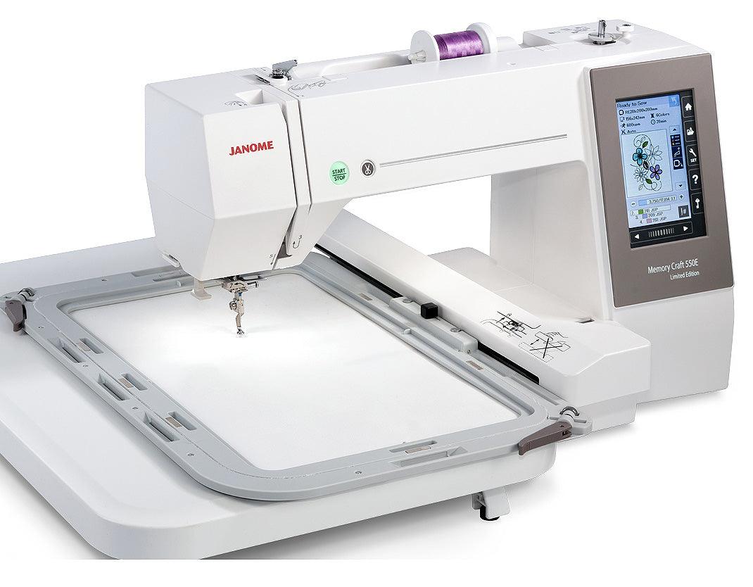 Janome Memory Craft 550E Limited Edition Embroidery Machine - Meissner Sewing and Vacuum