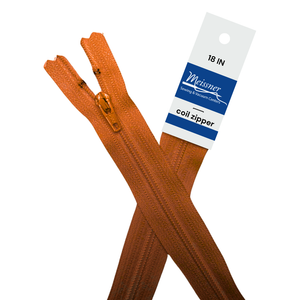 YKK 18" #3 Coil Zipper Orange