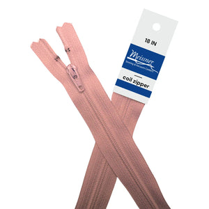 YKK 18" #3 Coil Zipper Peach YKK 18" #3 Coil Zipper Peach