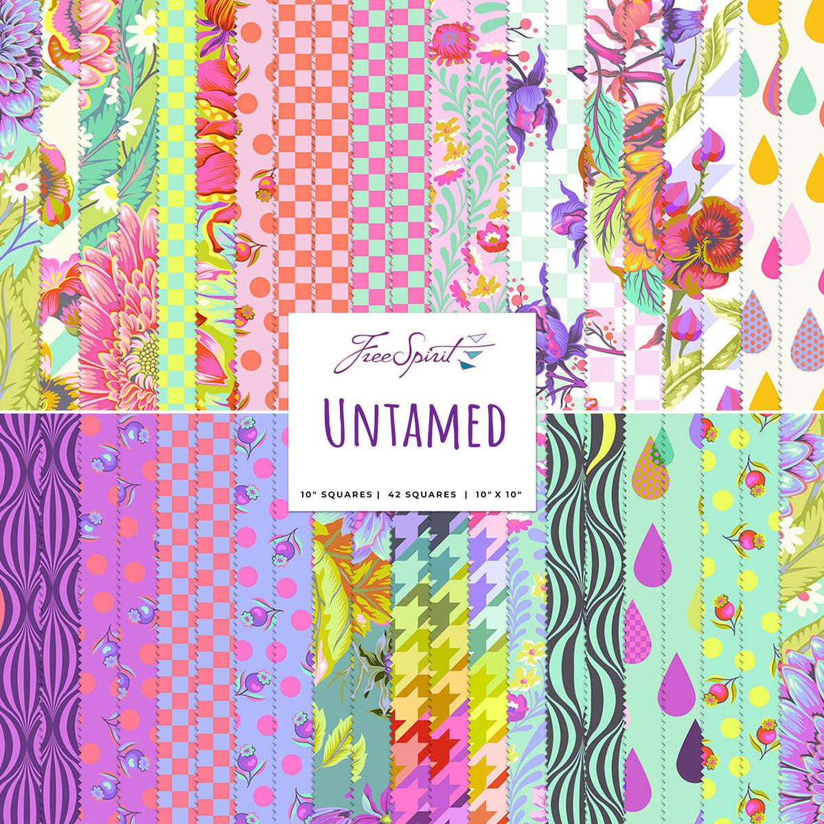 Tula Pink Untamed - 10" Charm Pack - Meissner Sewing and Vacuum