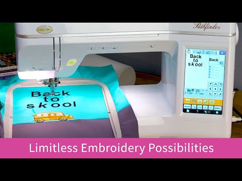 Baby Lock Pathfinder Embroidery Machine