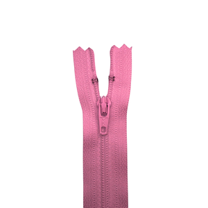 YKK 18" #3 Coil Zipper Princess Pink