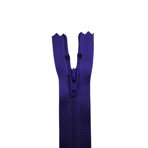 YKK 18" #3 Coil Zipper Purple