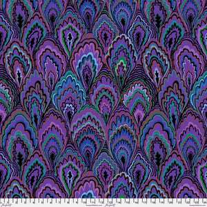 Kaffe Fassett Collective Classics Plus Marble Scallops - Purple