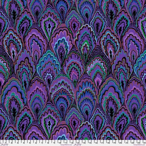 Kaffe Fassett Collective Classics Plus Marble Scallops - Purple