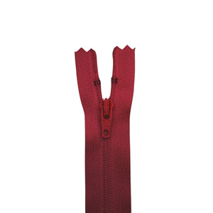 YKK 18" #3 Coil Zipper Red