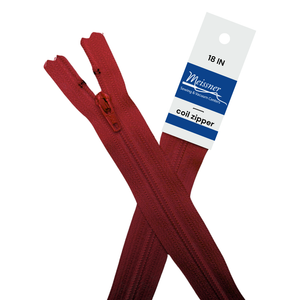 YKK 18" #3 Coil Zipper Red