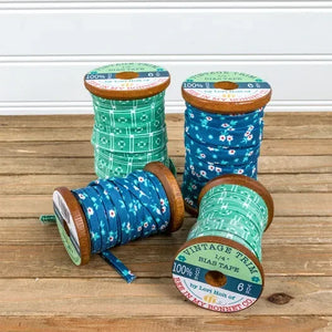 Cook Book 0.25" Double Fold Bias Tape Alpine Linoleum