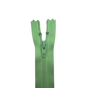 YKK 18" #3 Coil Zipper Spring Green
