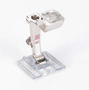 BERNINA Pintuck and Decorative Stitch Foot with Clear Sole #46C - Meissner Sewing and Vacuum BERNINA Pintuck and Decorative Stitch Foot with Clear Sole #46C - Meissner Sewing and Vacuum