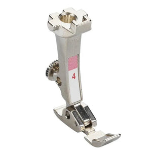 Sewing machine presser foot with number 4 on a white background Sewing machine presser foot with number 4 on a white background
